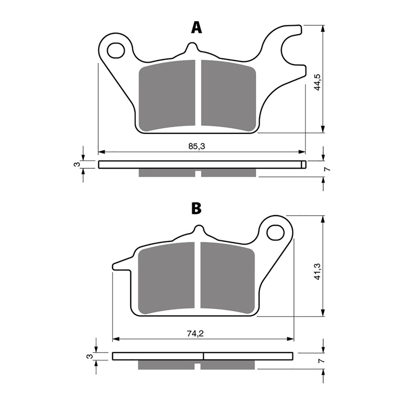 GOLDfren Brake Pads GF336 – S3