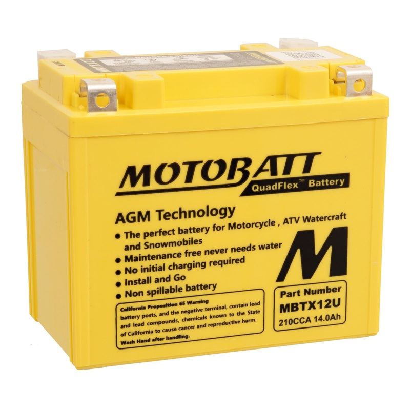 Motobatt Battery Quadflex AGM – MBTX12U