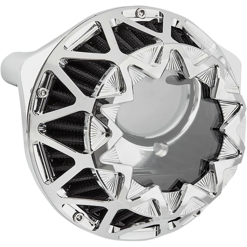 Crossfire Air Cleaner, Chrome – 91-21 XL Sportster
