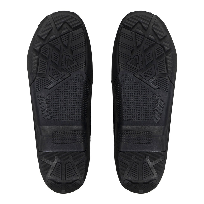 Leatt 4.5 / 5.5 Enduro Sole – Black / Black [Pair]