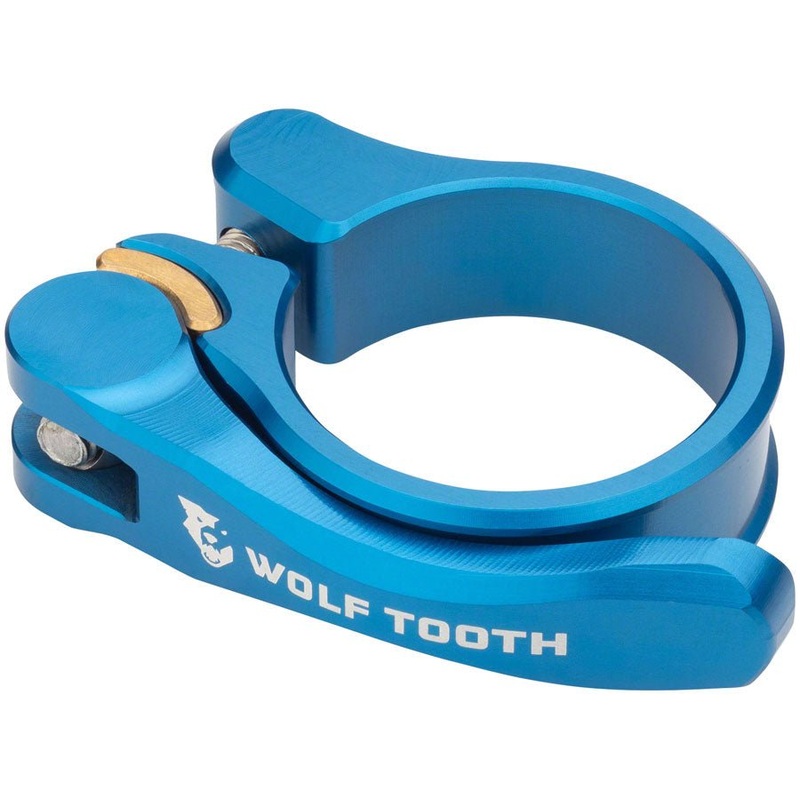 Wolf Tooth Components Quick Release Seatpost Clamp – 34.9mm Blue