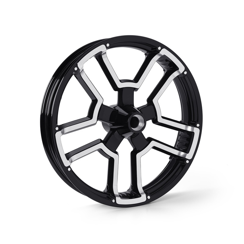 Harley Davidson 43300597 Seismic 21 in. Front Wheel KIT,FR WHL,SPLIT 5 SPK,BLK,21X3.5