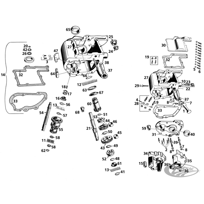 Transmission Parts 45ci Twins