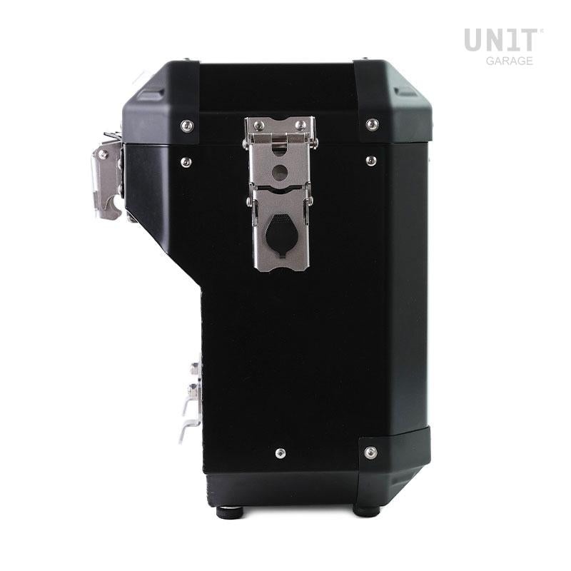 Unit Garage Atlas Aluminium Pannier – 41l Exhaust Side