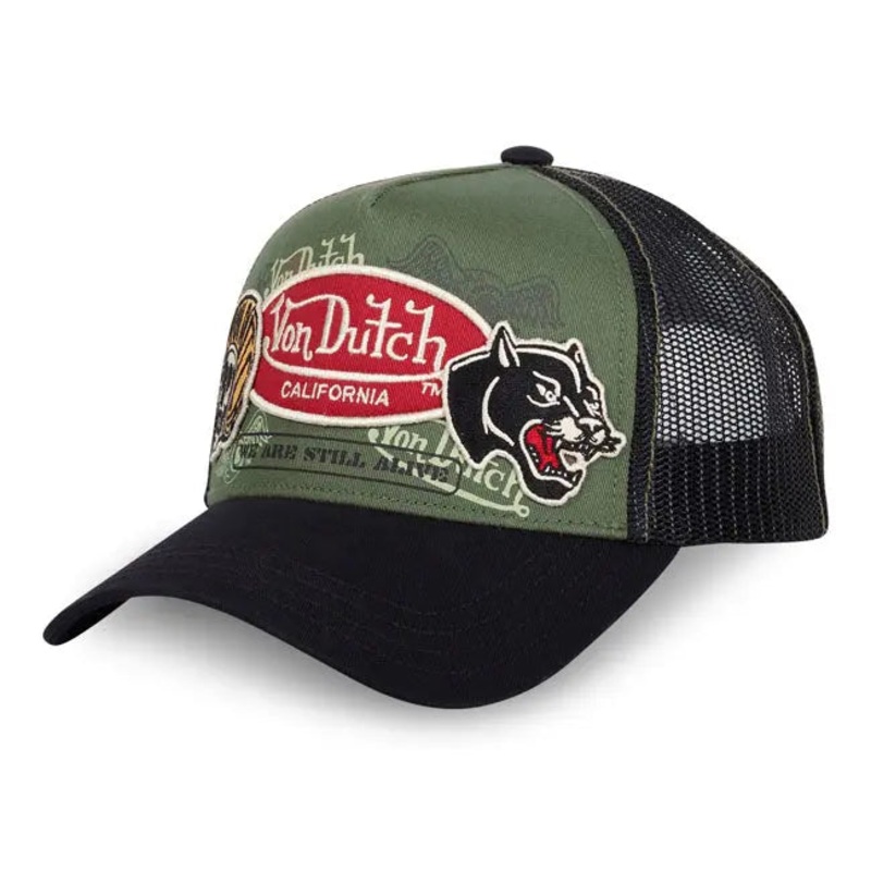 Von Dutch Patches 05 Cap Green / Black