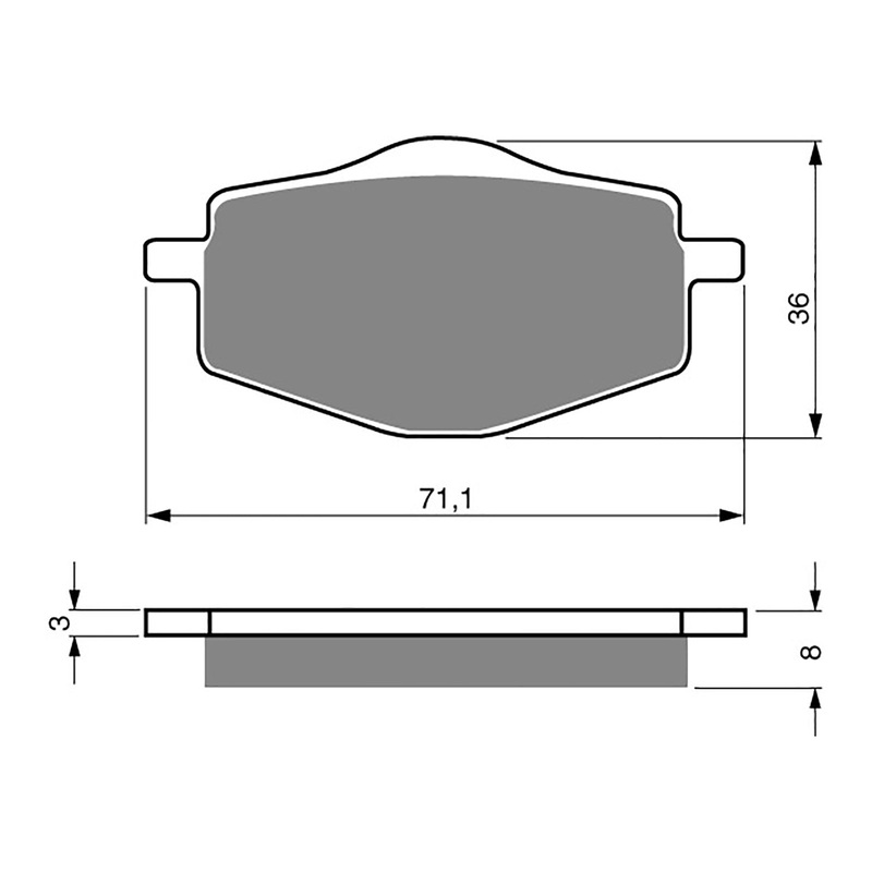 GOLDfren Brake Pads Off-Road Racing GF018 – K5 (PR31)