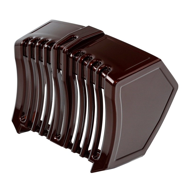 HR3 Auburn Brown & Black & Industrial Gray Harley Oil Cooler Cover For Harley Touring 2017-2023