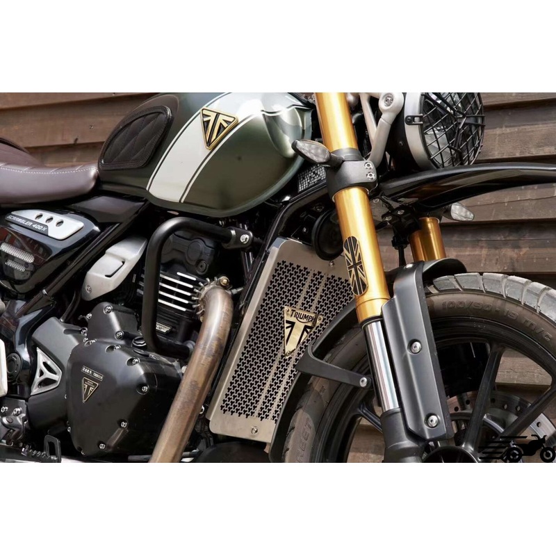 Radiator grille guard for Triumph Scrambler and Speed 400
