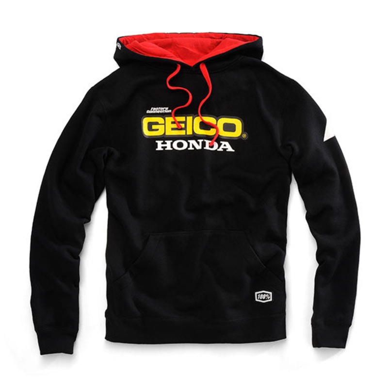 100% – Geico/Honda Base Hooded Pull-Over Sweatshirt