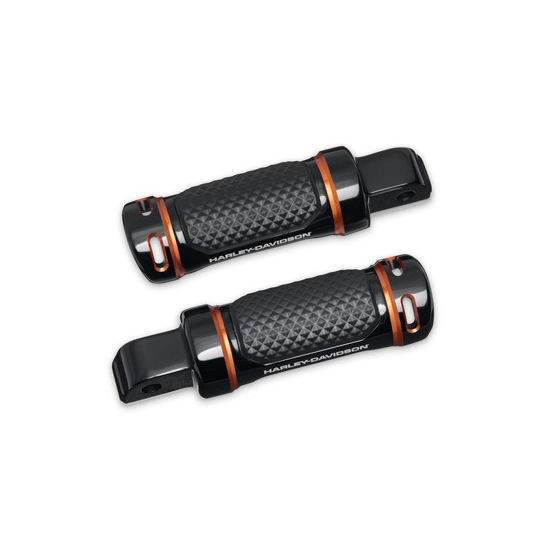 Harley Davidson 50502248 Adversary Passenger Footpegs KIT,FTPEG,PASS,BLK,ADVERSARY