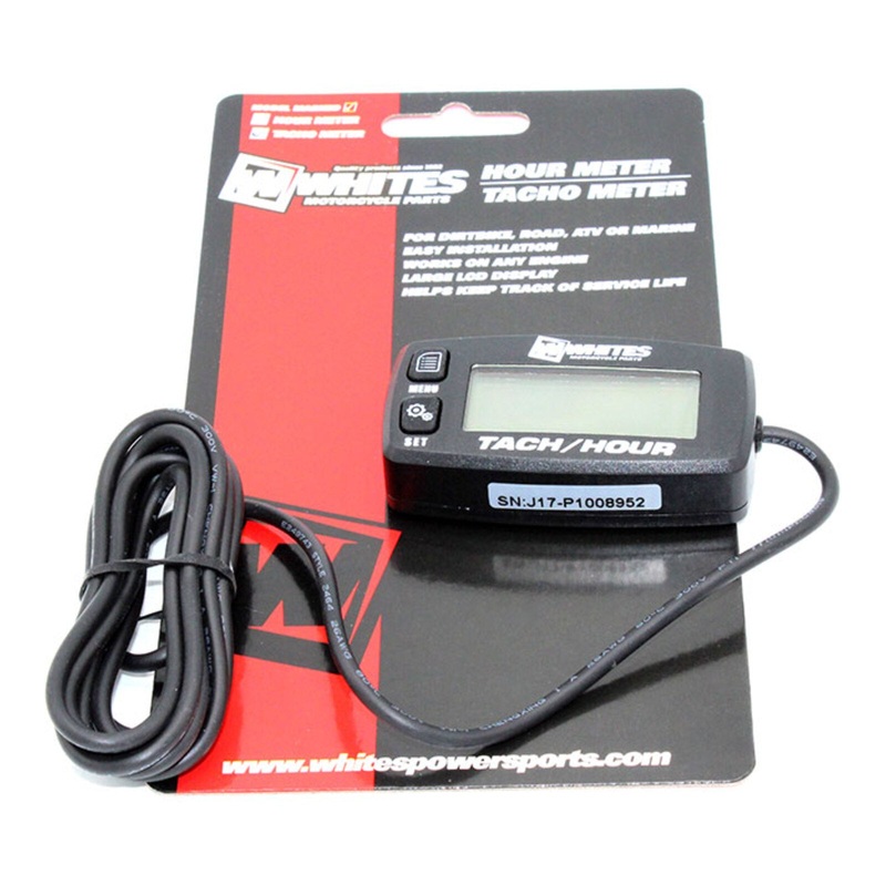 WHITES HOUR TACHO METER – BLK