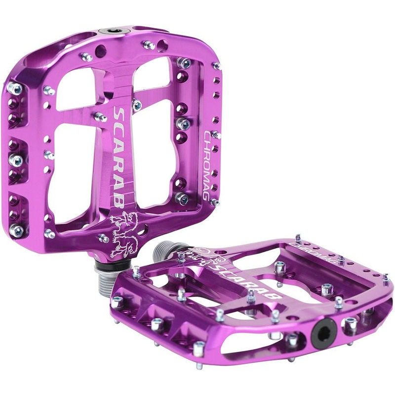 Chromag Scarab Pedals – Platform Aluminum 9/16″ Purple