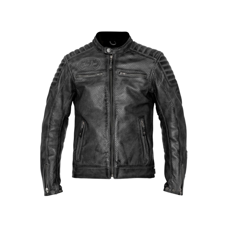 John Doe Storm Leather Jacket Black