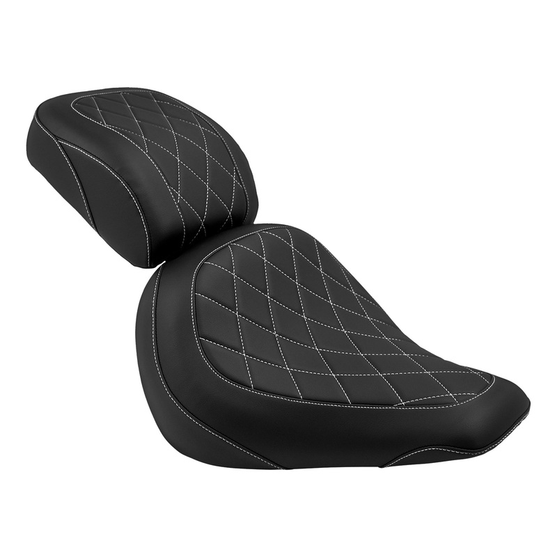 Rider Solo Passenger Cushion Seat For Harley Fat Boy FLFB ’18-’25 | Mactions
