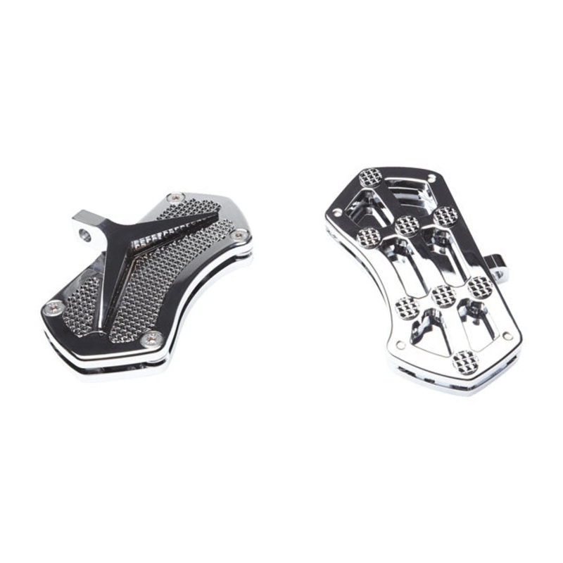 Vity”S Design, Diamond Passenger Floorboards. Chrome