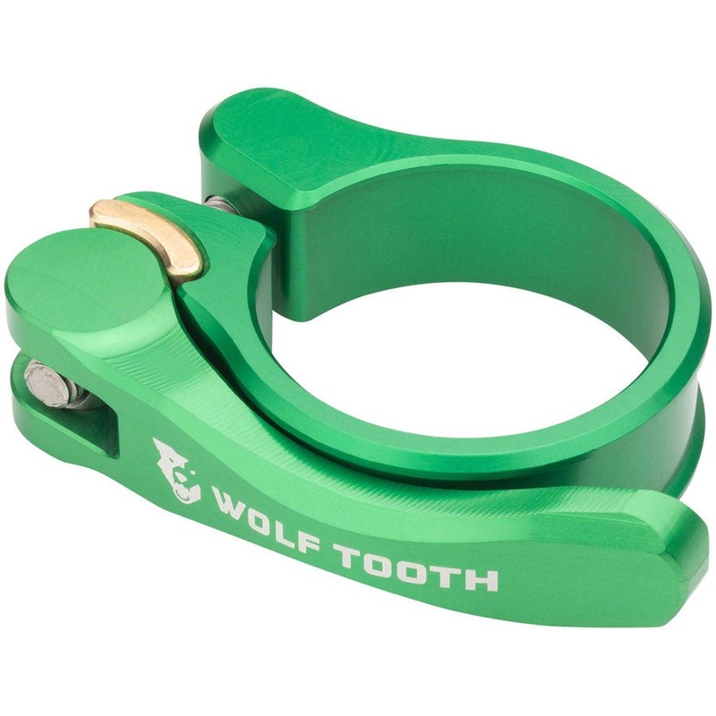 Wolf Tooth Components Quick Release Seatpost Clamp – 29.8mm Green