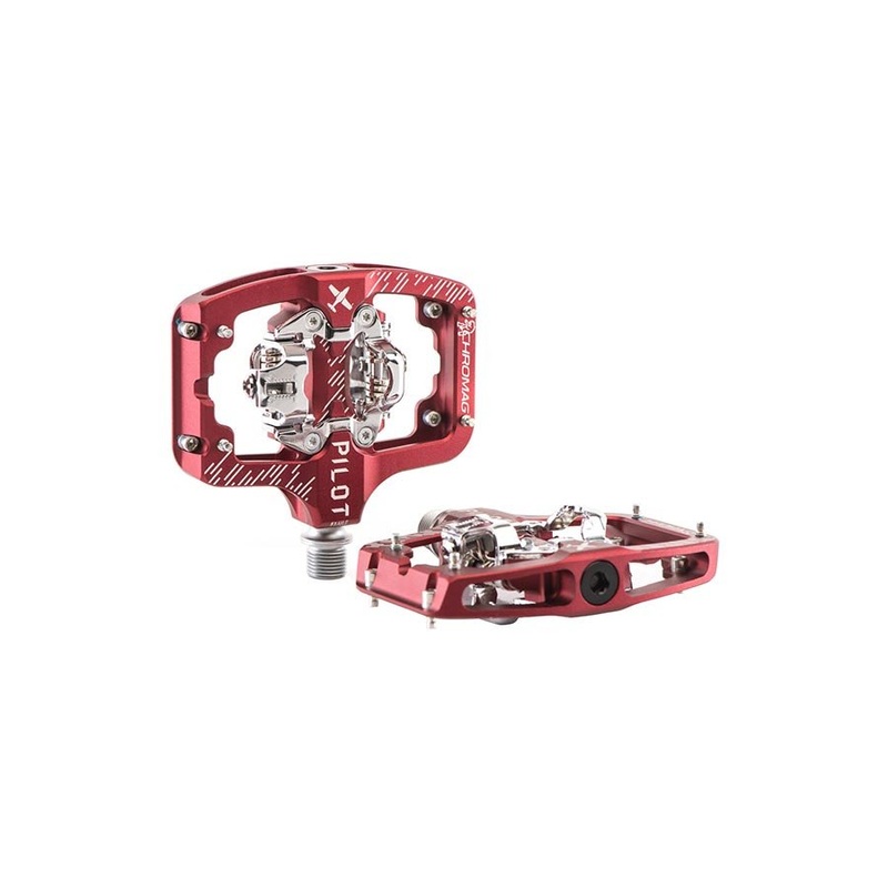 Chromag Pilot Pedals – Clipless – Red – Regular
