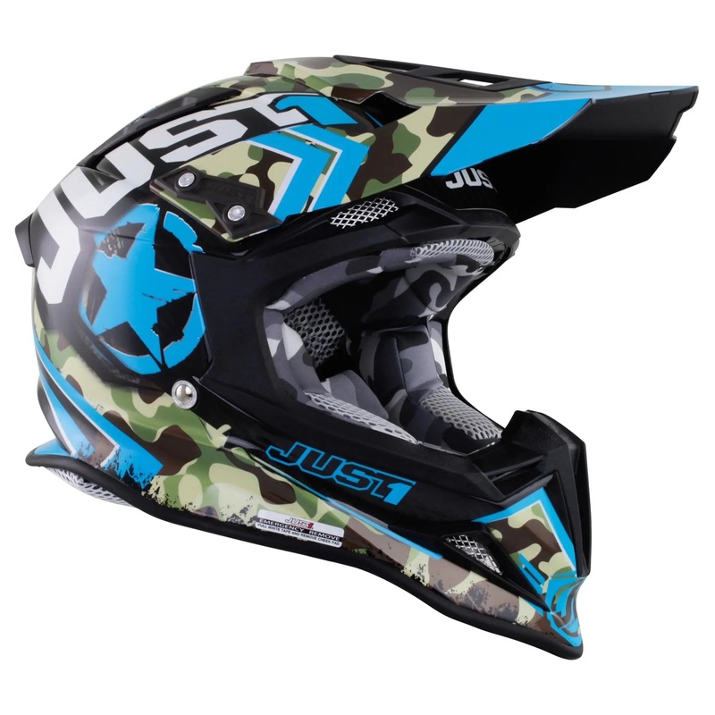 Just1 J12 Carbon MX Kombat Blue