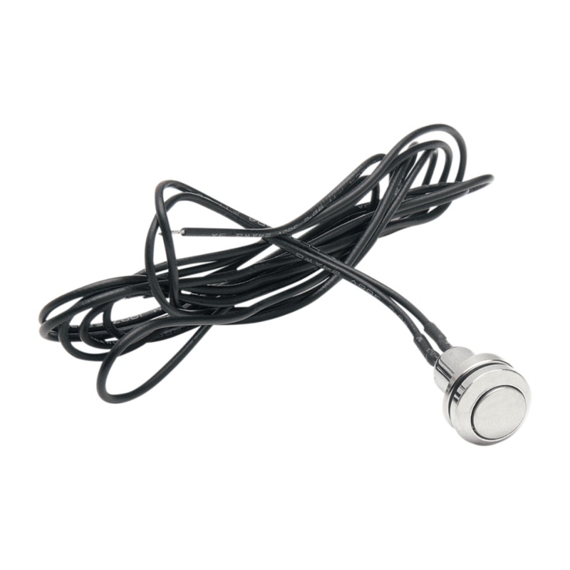 Mini Push-Button Switch – Chrome