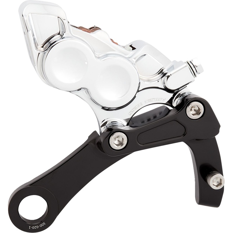 Rear 4-Piston Brake Caliper Kit, Chrome – 18+ Softail