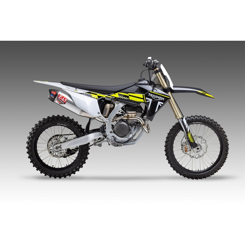 TF250-X RS-12 Stainless Full Exhaust, w/ Aluminum Muffler