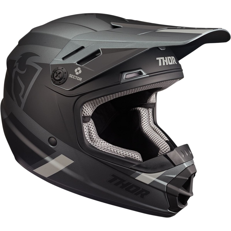 Thor Sector Splits MIPS Youth Charcoal / Black