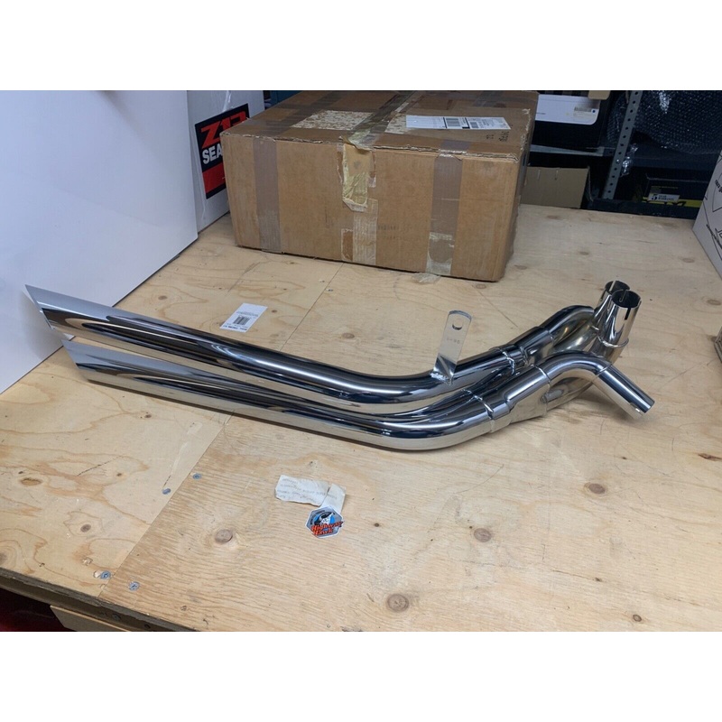 HONDA SUPER MAGNA EXHAUST Drag Pipes VF750C RARE NEW! Highway Hawk chrome