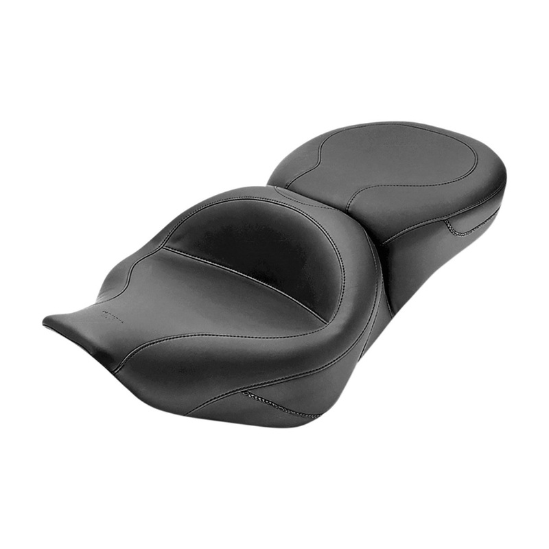 MUSTANG – One-Piece 2-Up Ultra Touring Seat – Vintage Wide Touring Seat – Road King ’97-’07