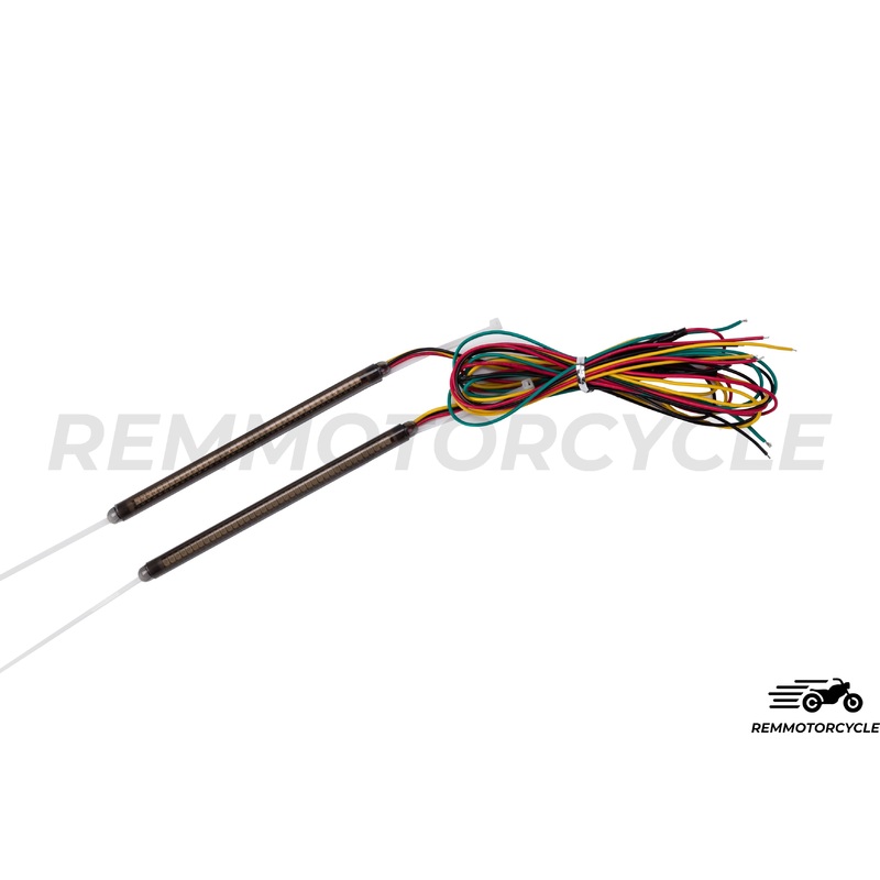 Pair of LED Turn Signal Lights with Rear Light for Shock Absorbers