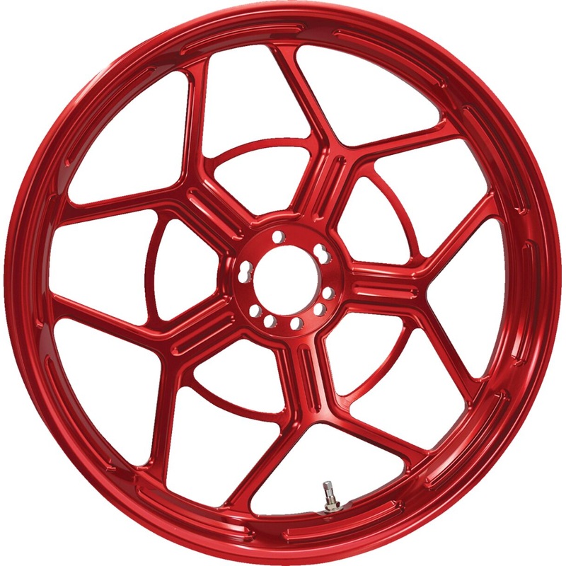 Speed 5 Forged Wheels, Red – 19″ x 3.25″ (RIM ONLY)