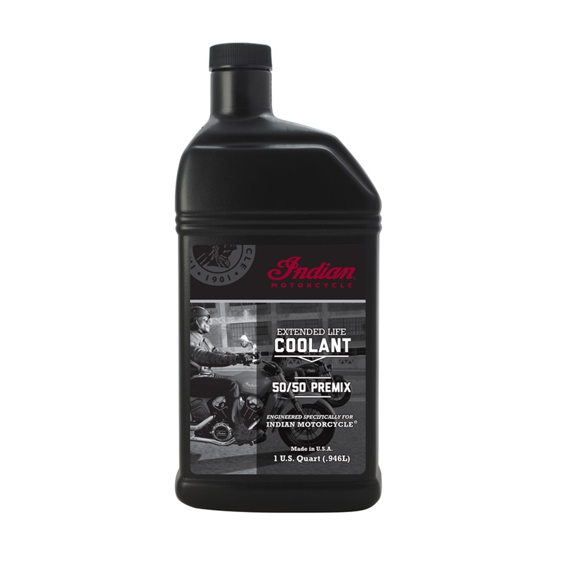 50/50 Premix Extended Life Antifreeze, 1 Qt, Indian Motorcycle Part 2880966