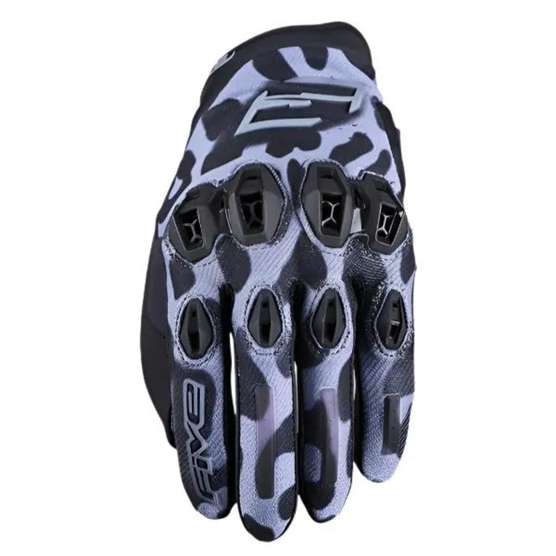 Five Stunt Evo 2 Ladies Textile Gloves Leopard