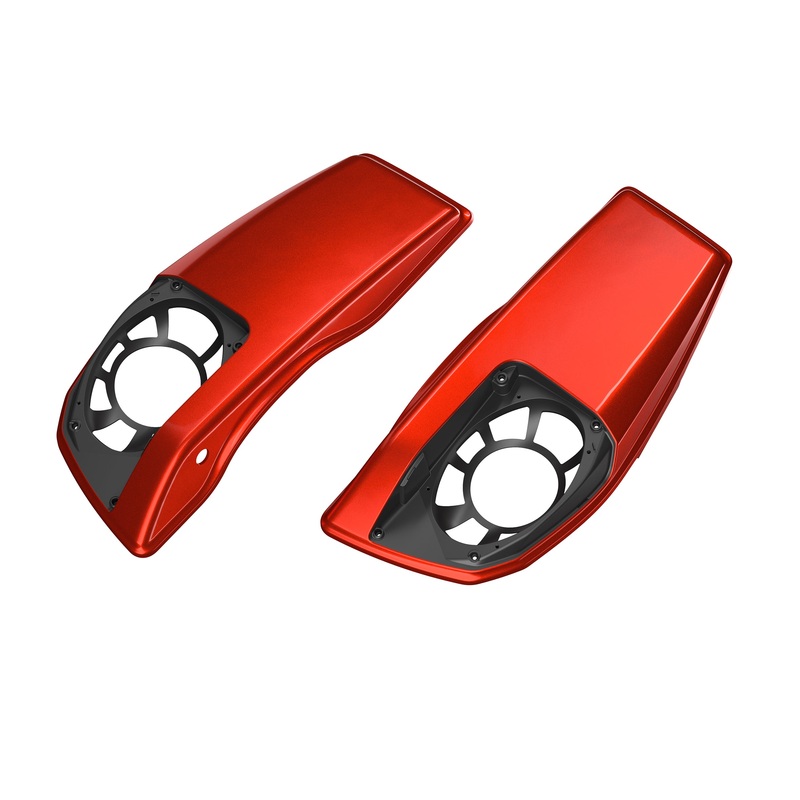 Harley-Davidson 90202793EYS Color Matched Saddlebag Speaker Lids – Left & Right