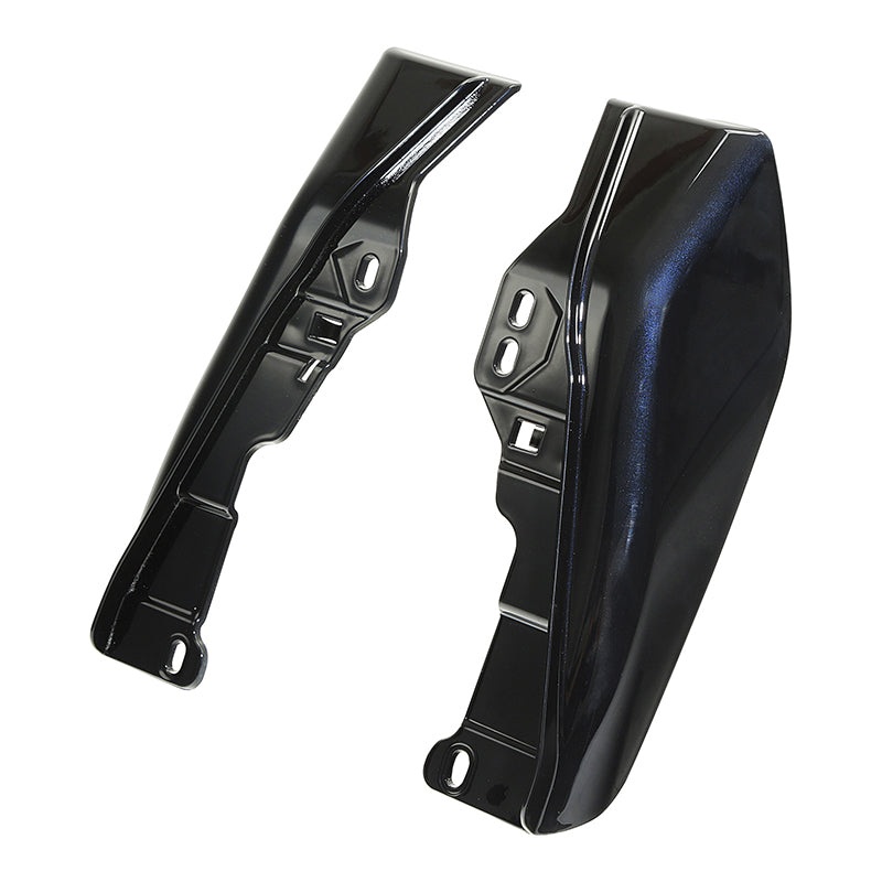 HR3 Midnight Blue Mid Frame Air Heat Deflectors For Harley Touring and Trike Models  09-24