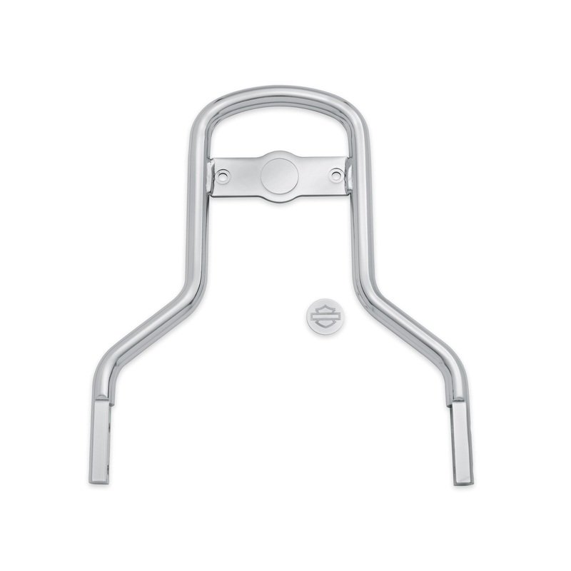 Harley Davidson 51477-06 Low Mini-Medallion Style Sissy Bar Upright KIT, UPRIGHT, LOW ROUND