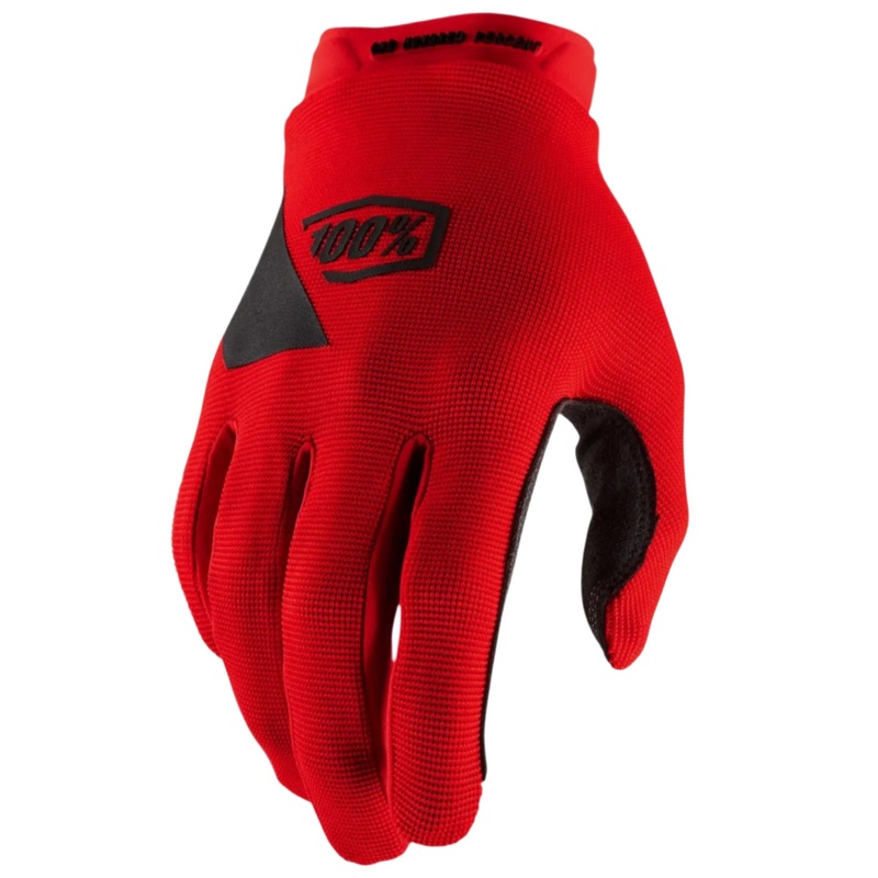 100% Ridecamp Youth Cycle Gloves Red