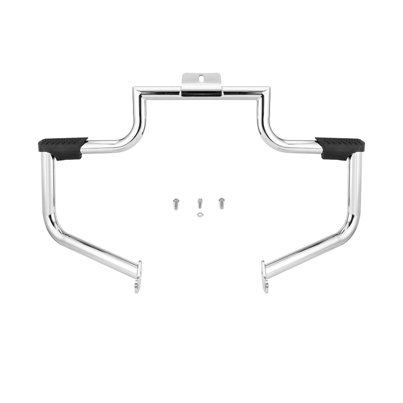 2000-2017 Harley Softail FL Triple Chrome Plating Front Engine Guard Crash Bar