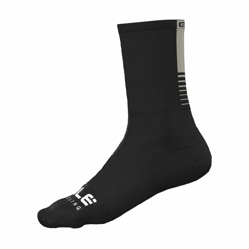 Ale Clothing Light Brrr 16 CM Cycle Socks Grey
