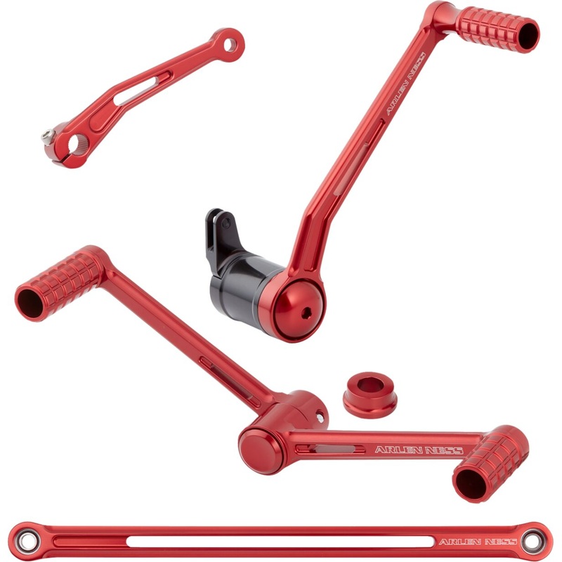 Speedliner Heel/Toe Foot Control Kit, Red – Touring
