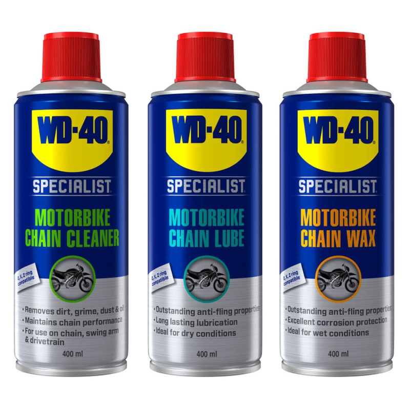 WD-40 Motorbike Complete Chain Care Bundle