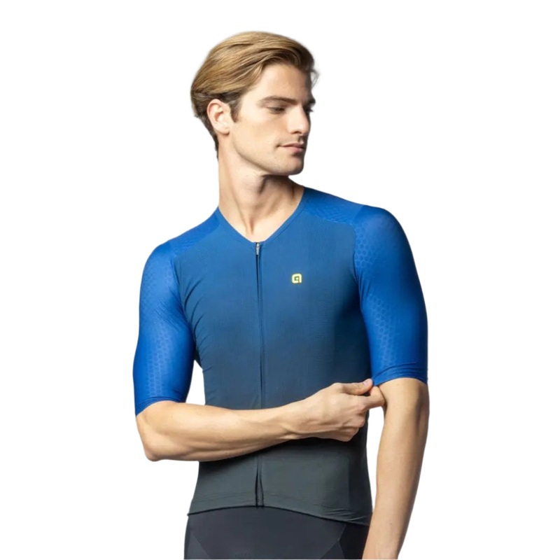 Ale Clothing Velocity 2.0 R-EV1 Short Sleeves Cycle Jersey Blue