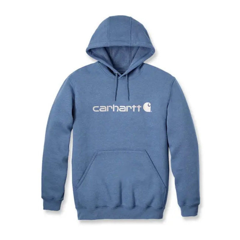 Carhartt Signature Logo Sweatshirt Thundercloud Heather