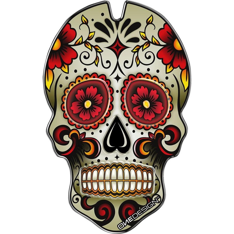 One Design Tank Pad Skull Red