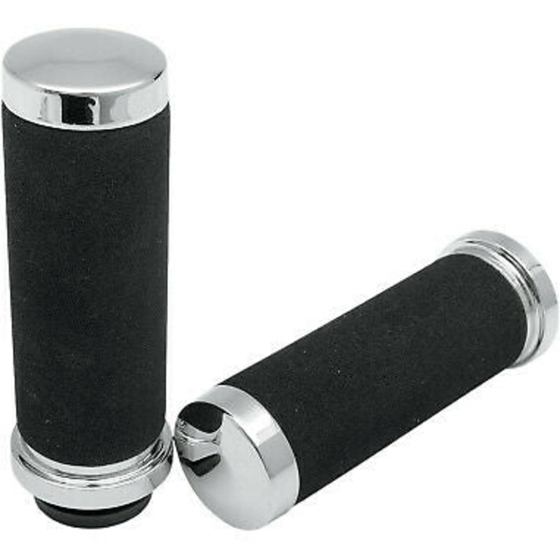 Sundance Soft Touch Hand Grips – Chrome