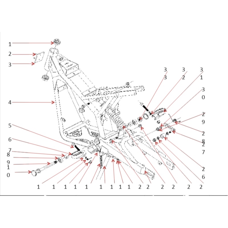 Frame – 1500W Dirt Bike