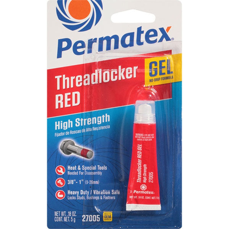 Permatex – Threadlocker Red Gel 5g