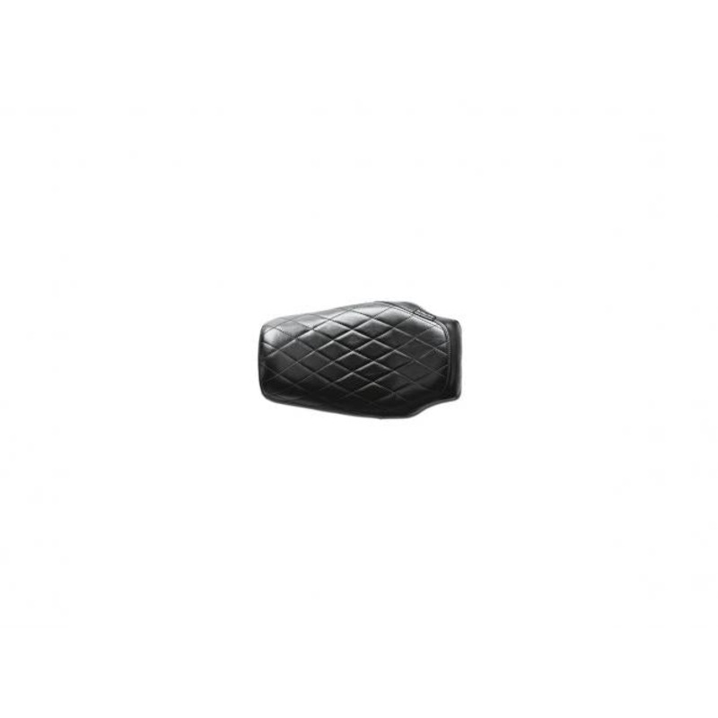 Bare Bones Diamond Stitch Solo Seat Black Vinyl