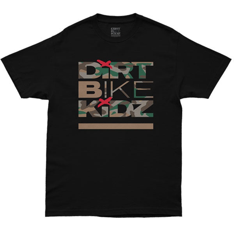 Dirt Bike Kidz – Camo Tee (Youth)