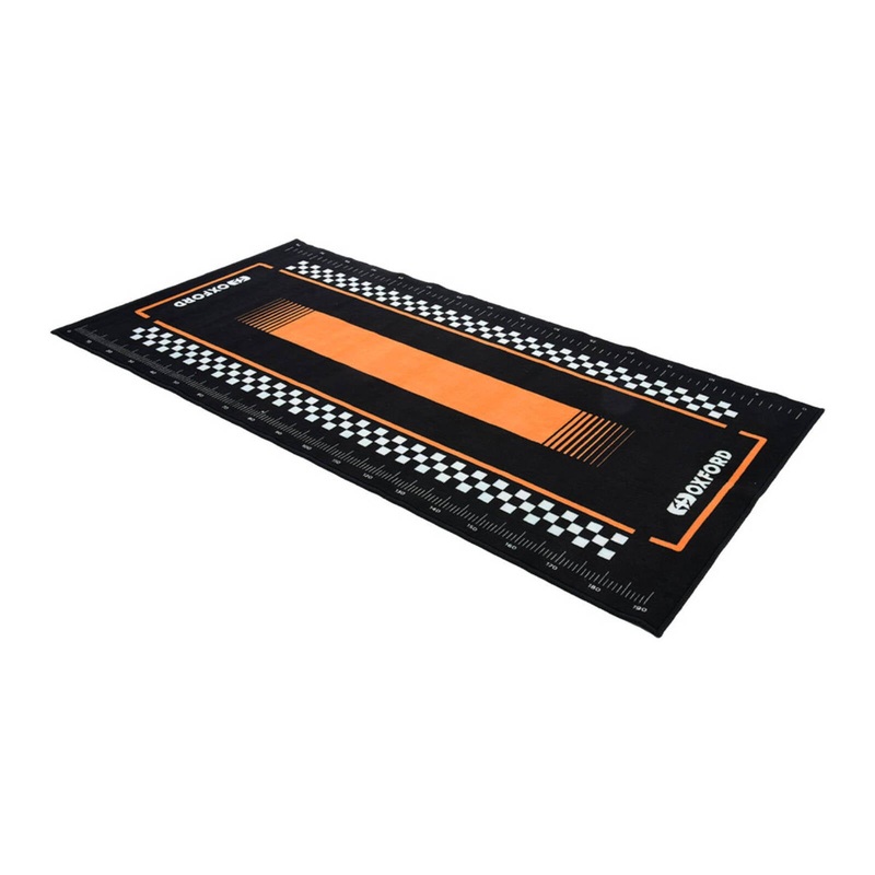 Oxford Workshop Mat Pitlane – Orange L 200 X 100cm
