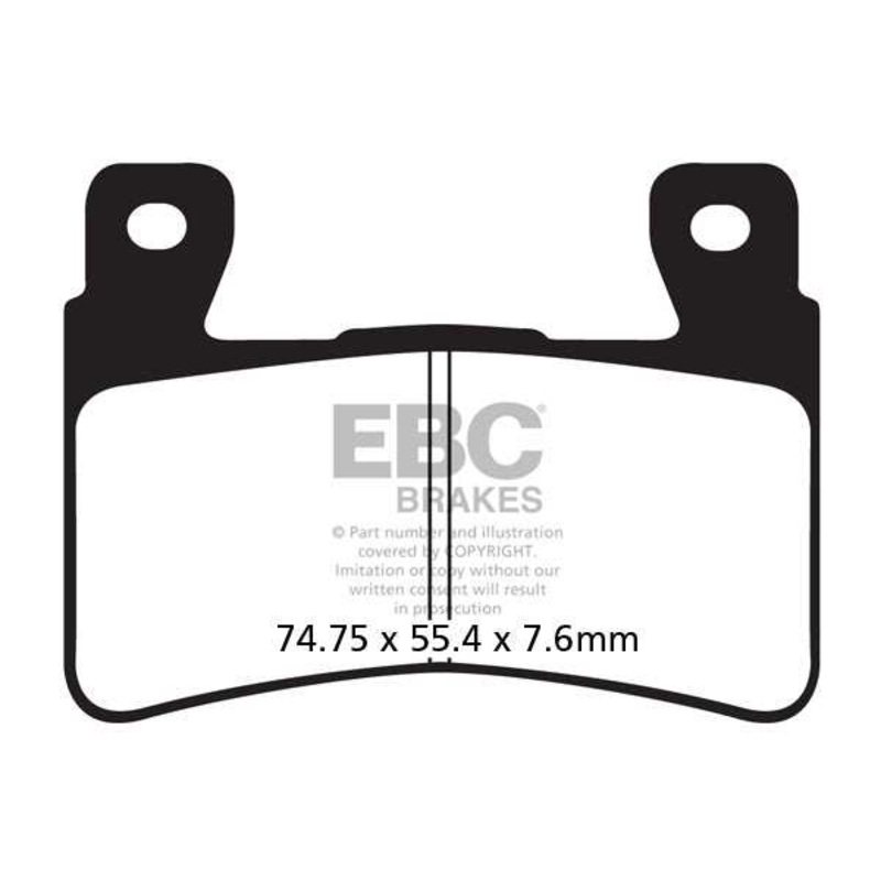 Brakes – FA296HH Fully Sintered  – EBC (2 Set Front)